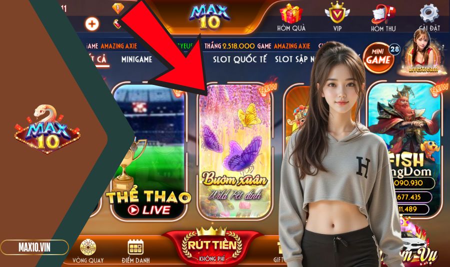Ai nên vào Max10 chơi Bướm Xuân Wlid Kết dính?
