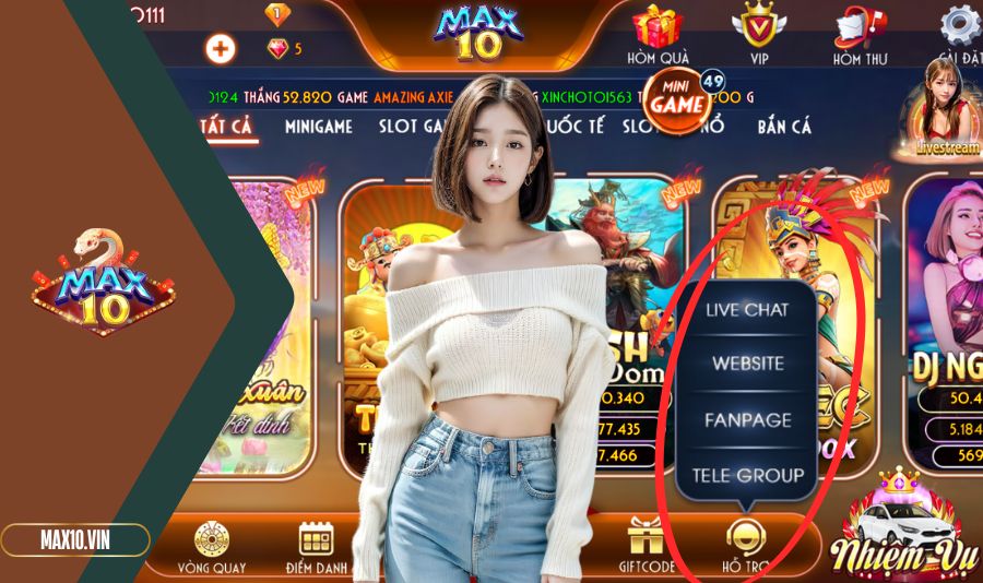 Liên hệ Max10 qua Telegram, Facebook, Zalo, Website, hotline ngay!