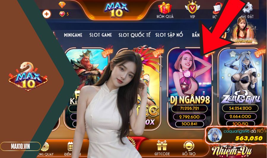 Thử sức săn thưởng khủng với DJ Ngân 98 Max10